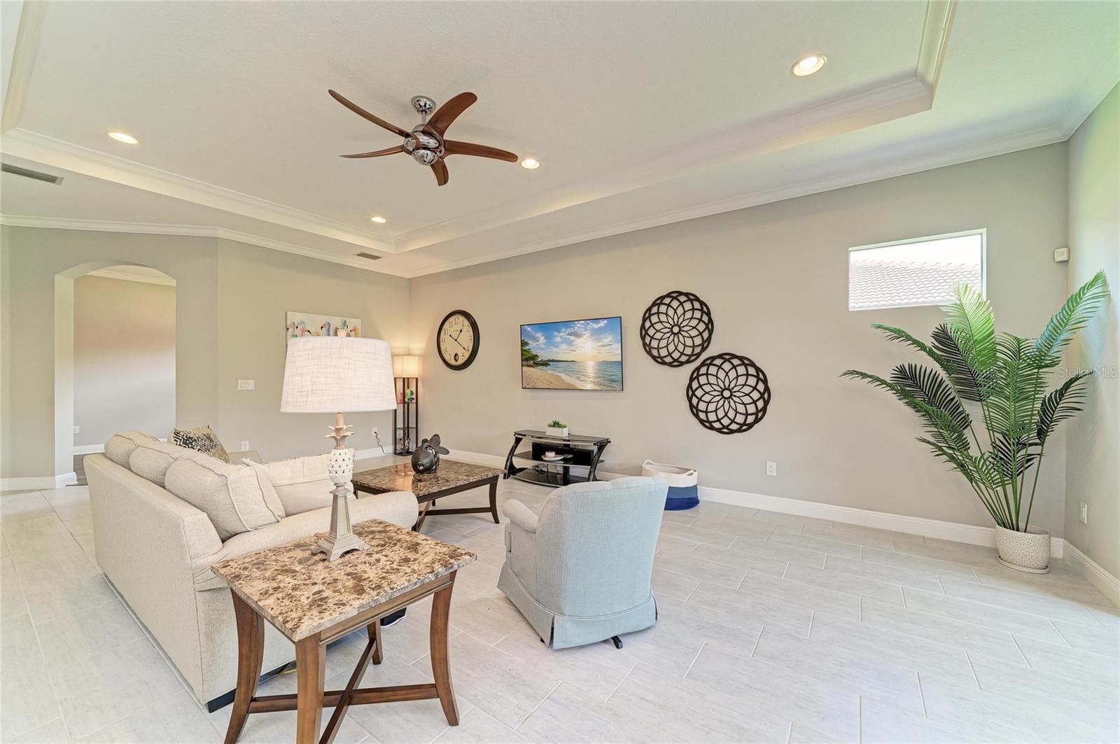 Living room - 4645 ROYAL DORNOCH CIR, BRADENTON