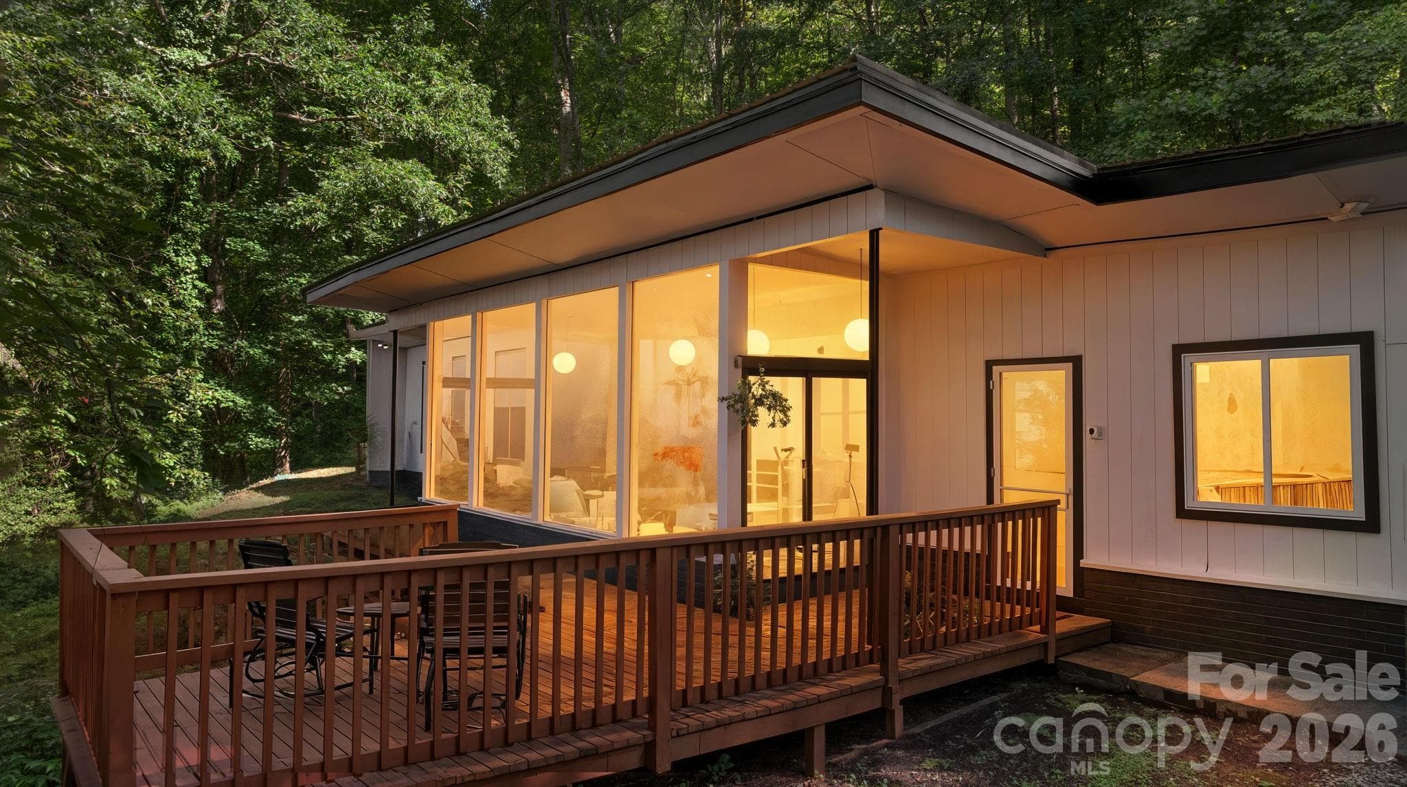Evening From Front Deck - 103 Riverwood Drive, Sylva