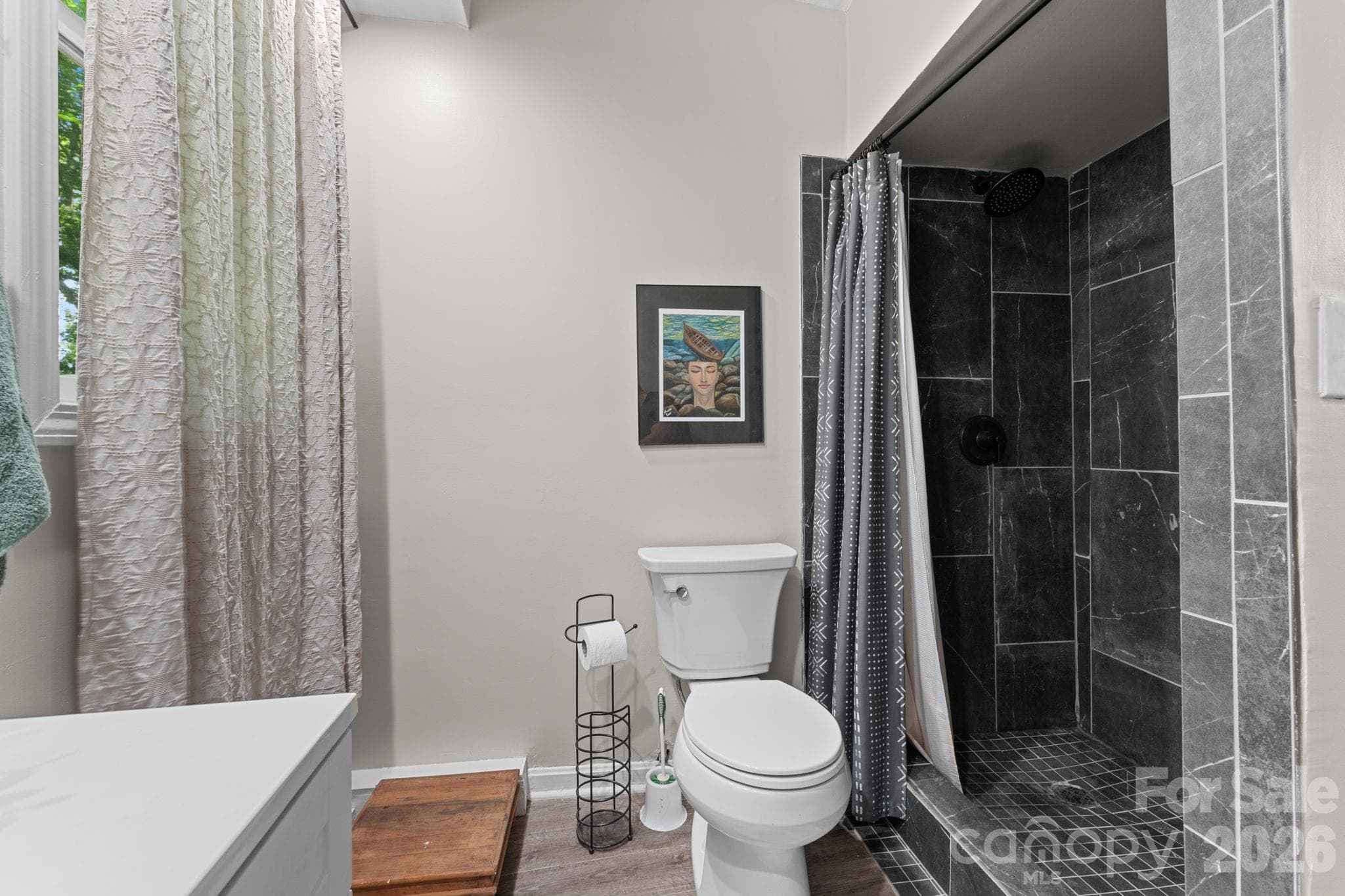 Remodeled Hall Bathroom - 103 Riverwood Drive, Sylva