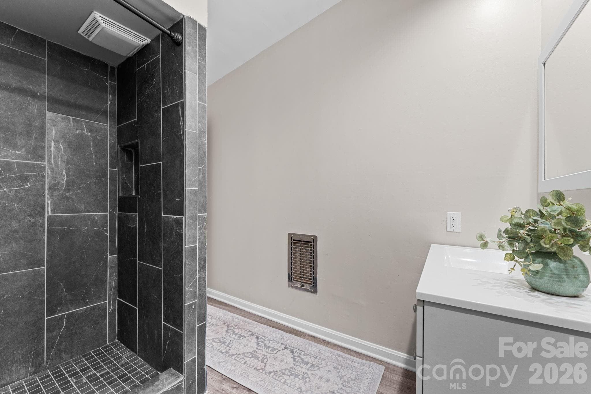 Remodeled Hall Bathroom - 103 Riverwood Drive, Sylva