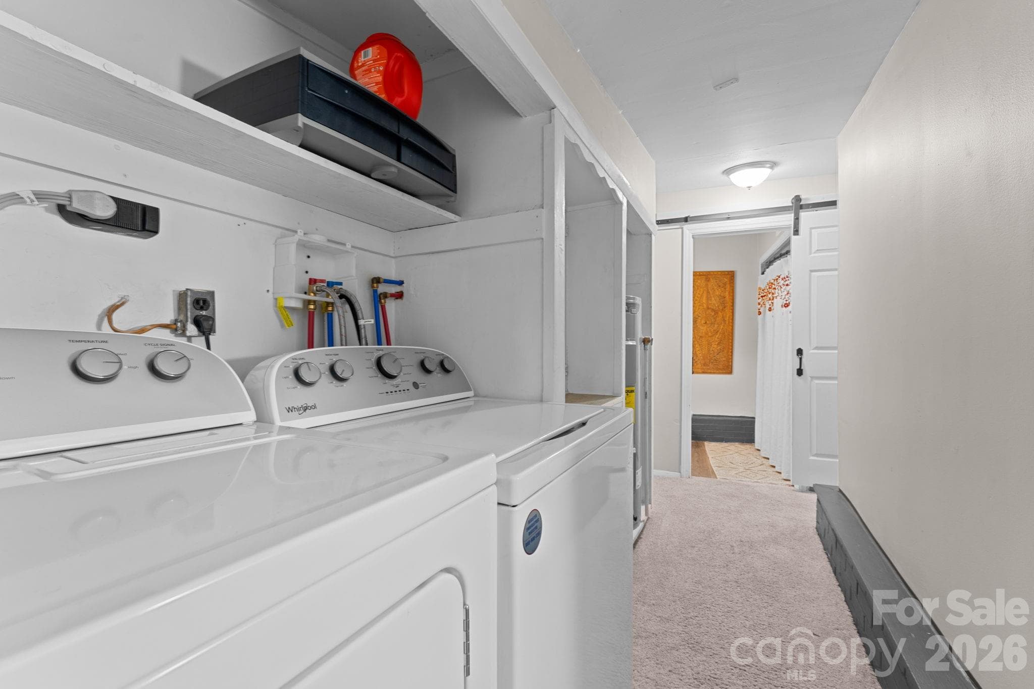 Laundry Area, New Washer & Dryer - 103 Riverwood Drive, Sylva