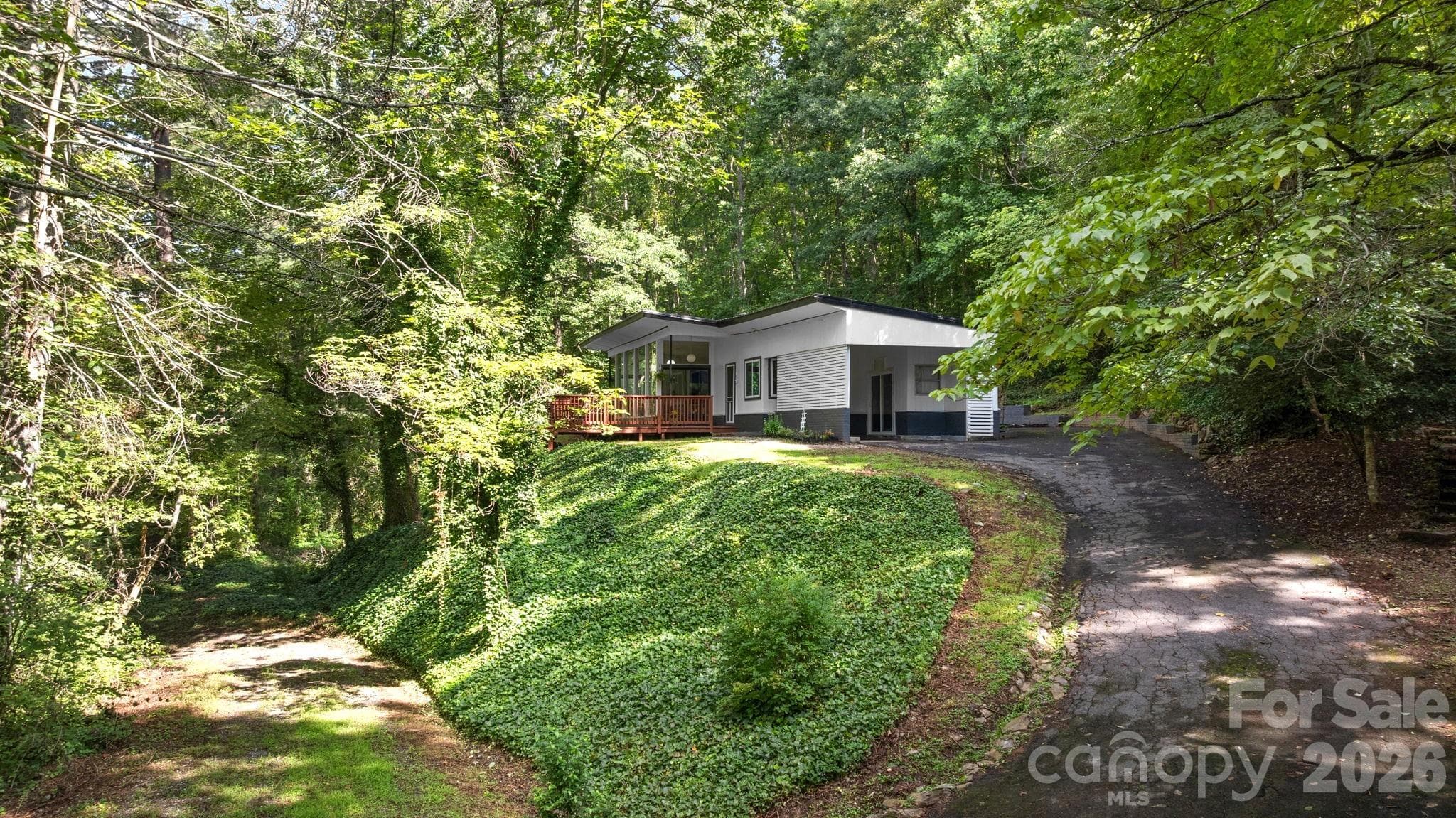 Side View and Driveway - 103 Riverwood Drive, Sylva