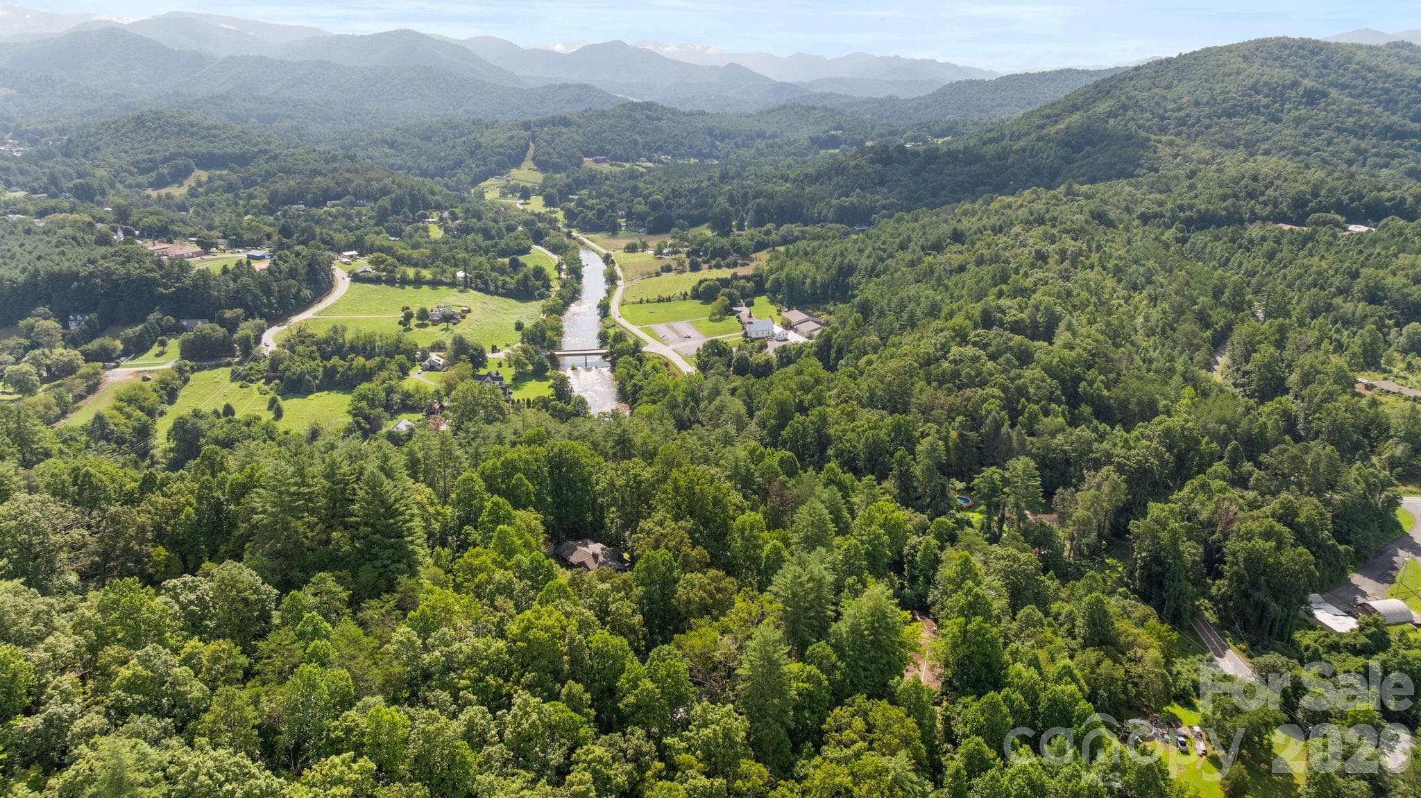 Aerial View & Tuckasegee river - 103 Riverwood Drive, Sylva