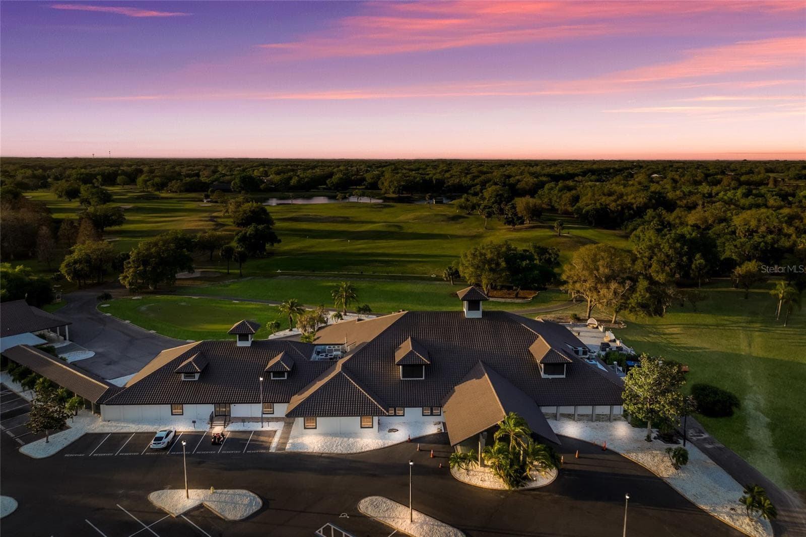 Aerial view of The Club at River Wilderness - 3649 WILDERNESS BLVD W, PARRISH