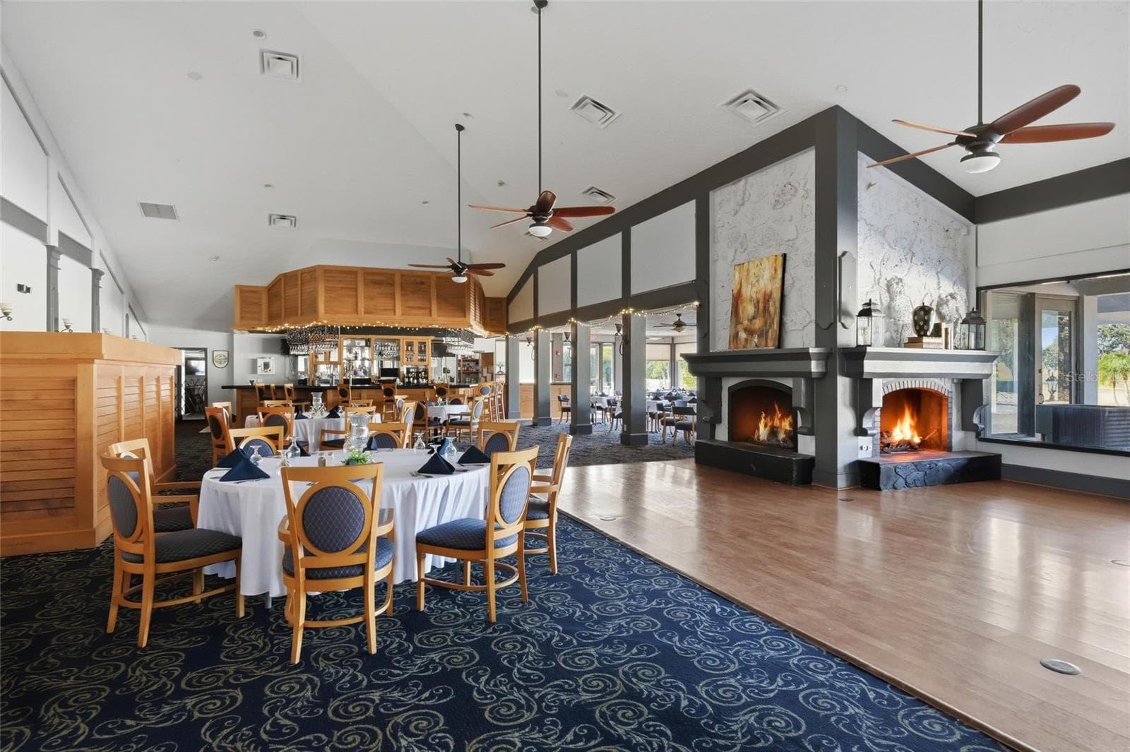 Dining Room at The Club at RW - 3649 WILDERNESS BLVD W, PARRISH
