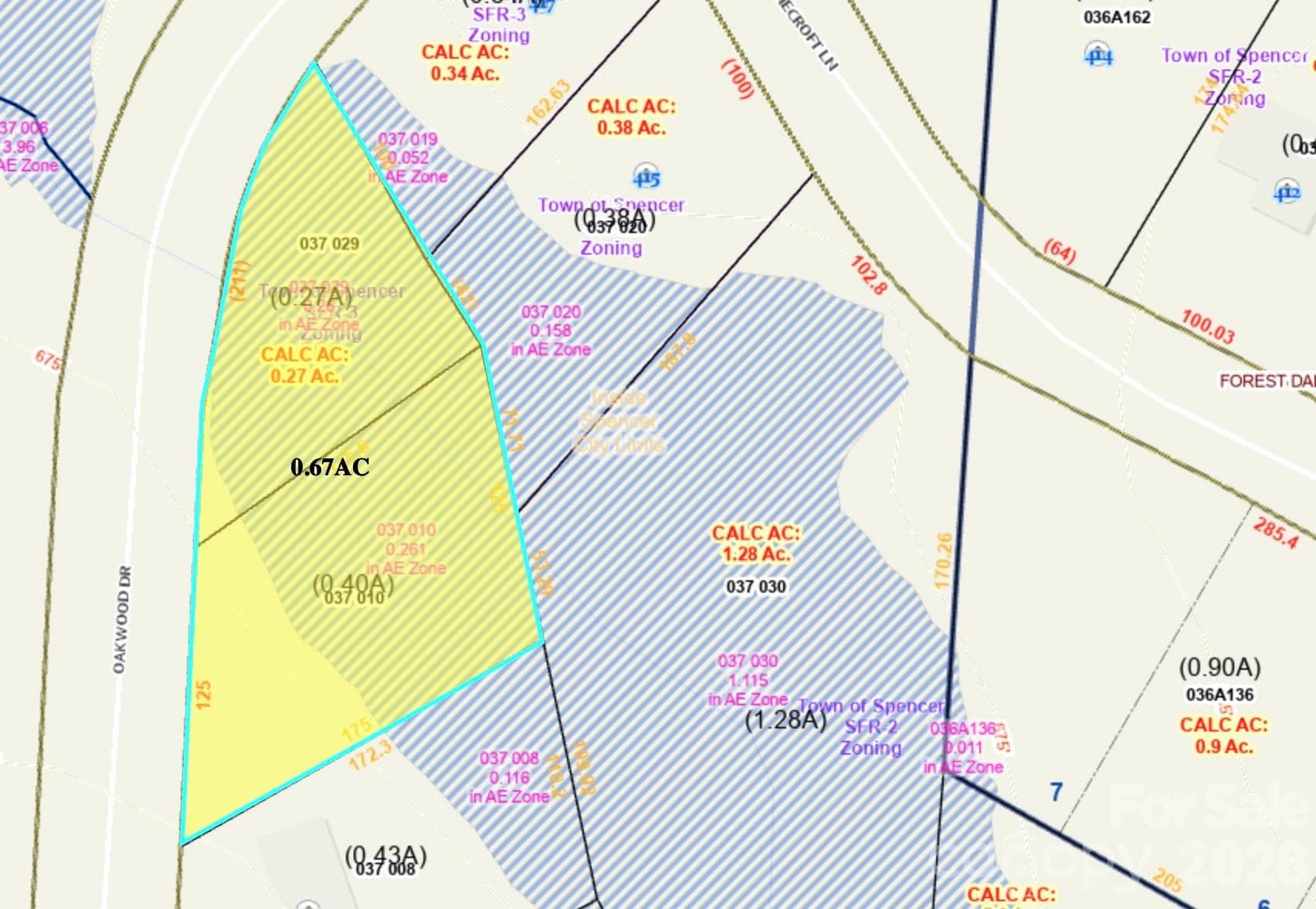 Lot / Flood Plain - 0 Oakwood Drive, Spencer