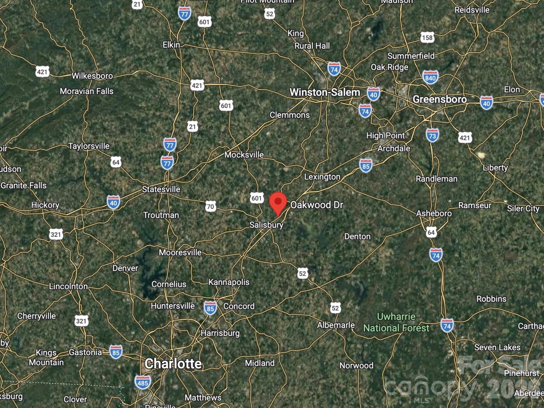 Location - 0 Oakwood Drive, Spencer