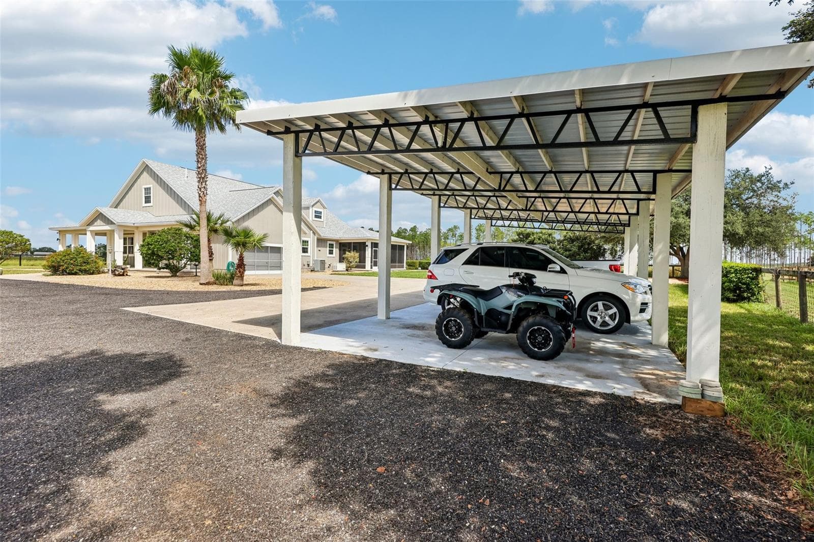 Pole Barn Carport for 4 Vehicles - 2088 NW 102ND BLVD, WILDWOOD