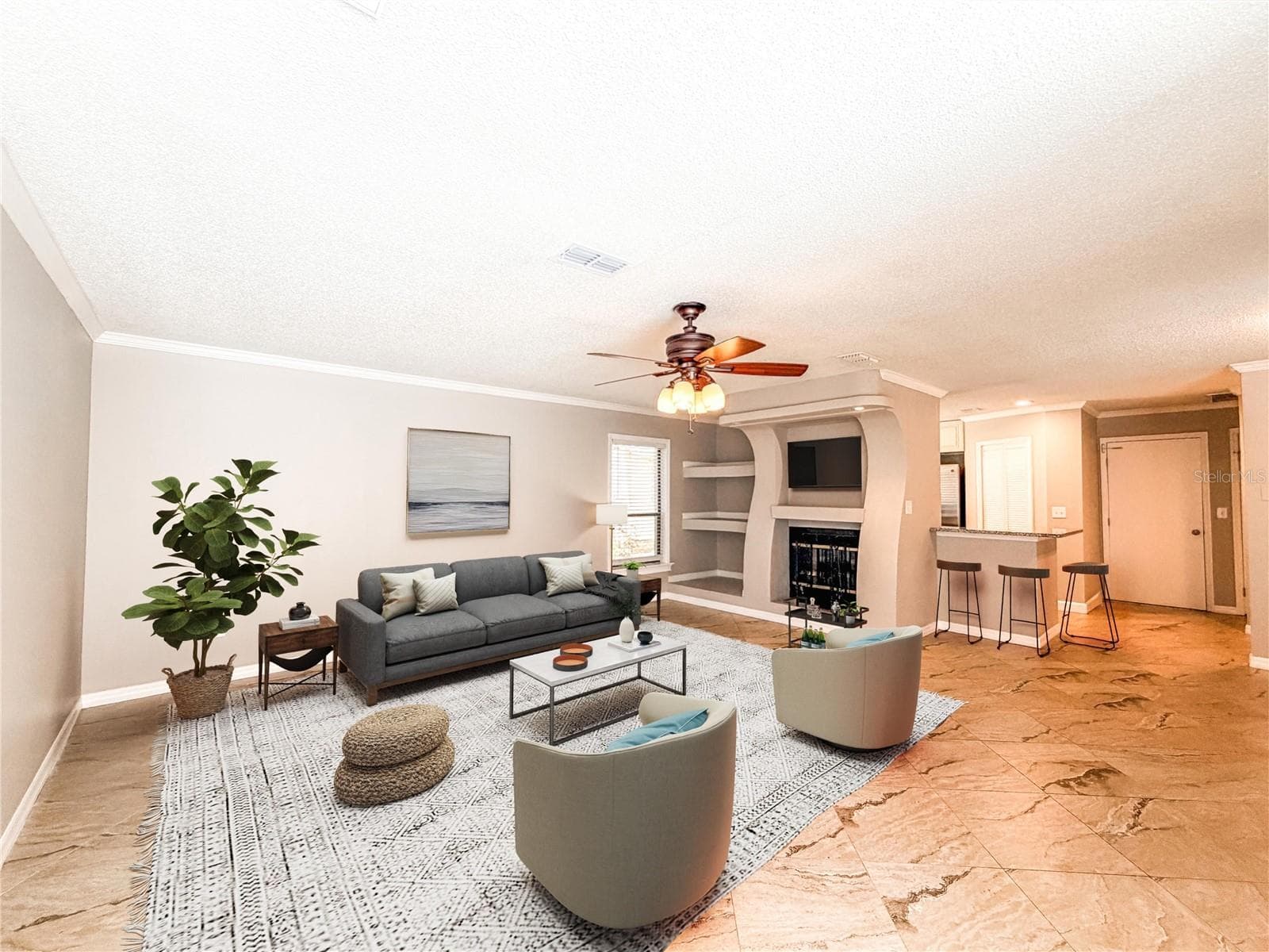 Family Room - 9542 PEBBLE GLEN AVE, TAMPA