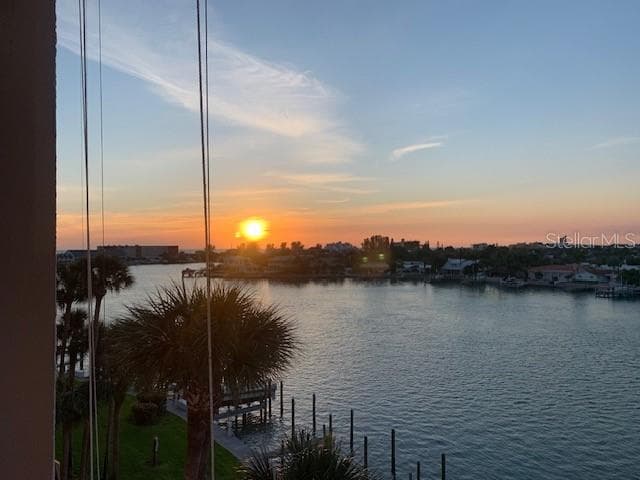 balcony sunset - 9495 BLIND PASS RD #504, ST PETE BEACH