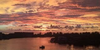 balcony sunset - 9495 BLIND PASS RD #504, ST PETE BEACH