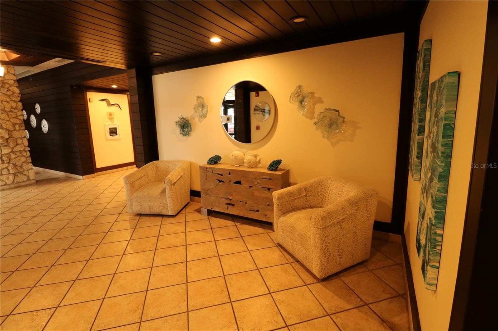 Intrepid building lobby - 9495 BLIND PASS RD #504, ST PETE BEACH