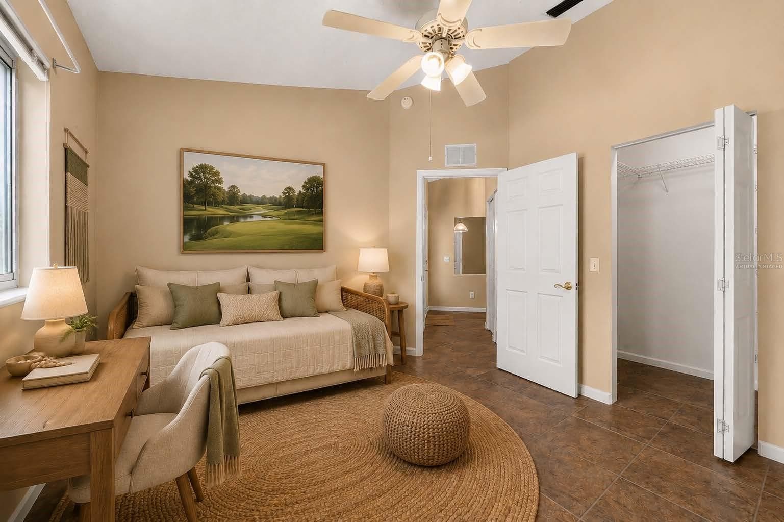 This Guest Bedroom has been virtually staged - 1923 NW 50TH CIR, OCALA