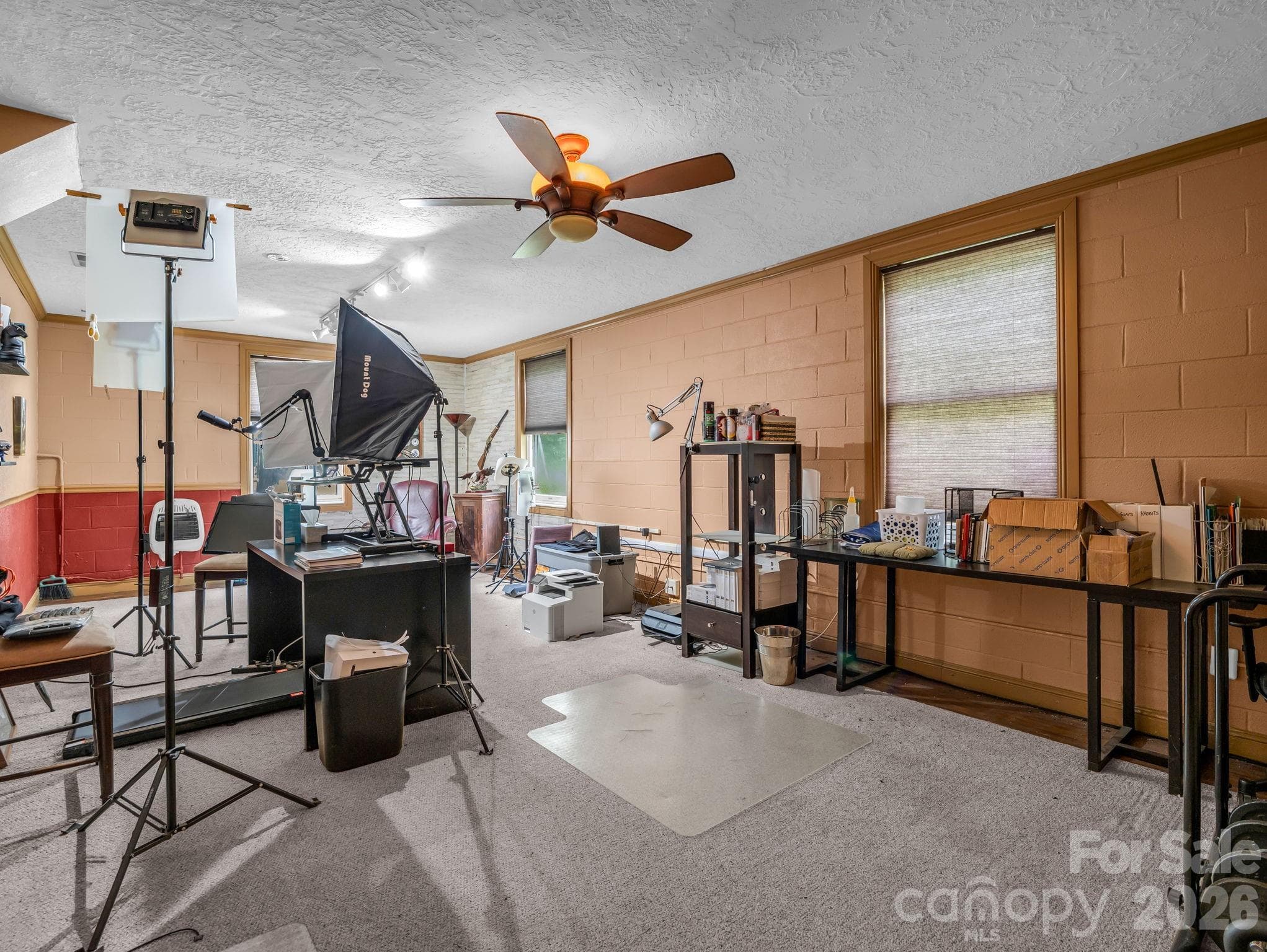 A home office away from the main level - 136 Limousine Lane, Pisgah Forest