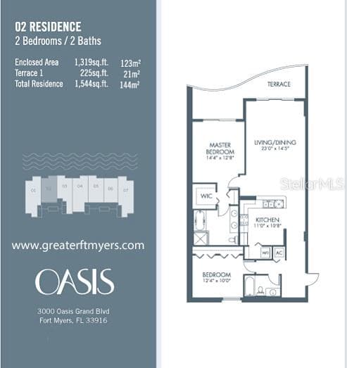 Condominium at 3000 OASIS GRAND BLVD #2802, FORT MYERS, photo 37 of 50
