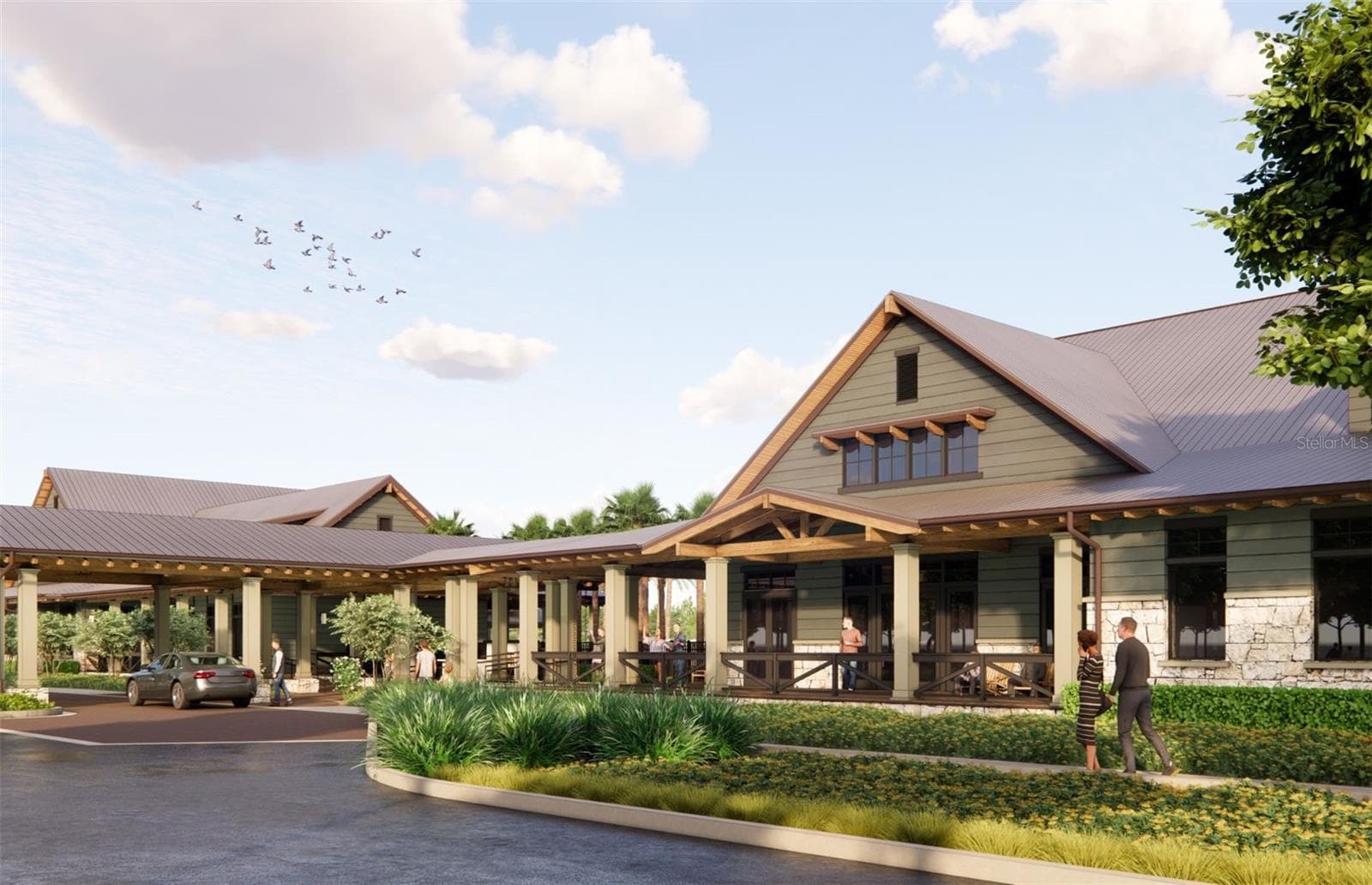 Amenity Clubhouse Rendering - 1373 SHIELDS PT, ZEPHYRHILLS