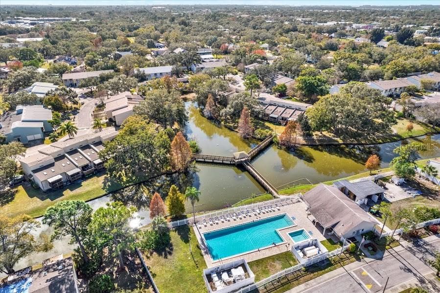 Sparkling Pool/Spa overlooking the Community Dock & Estuary - 6311 93RD TER N #4403, PINELLAS PARK