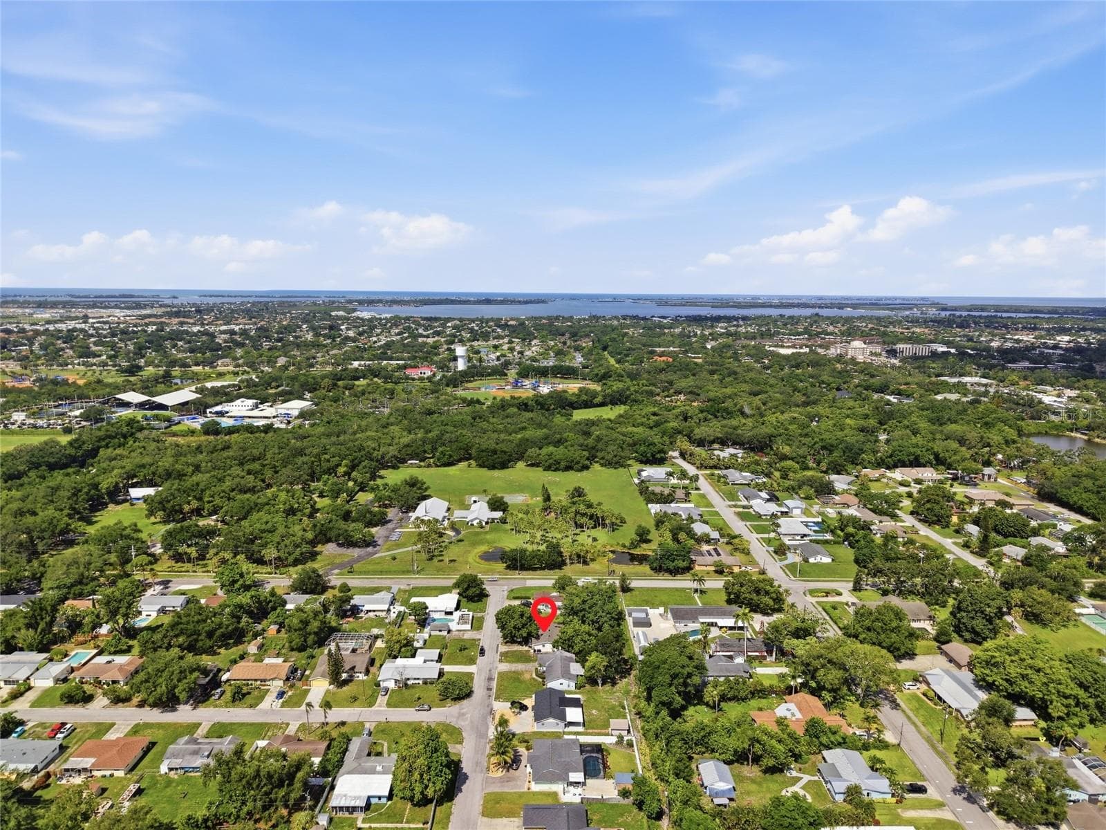 aerial view of West bradenton close proxomity to beaches, anna maria, and GT BRAY PARK - 5008 27TH AVE W, BRADENTON