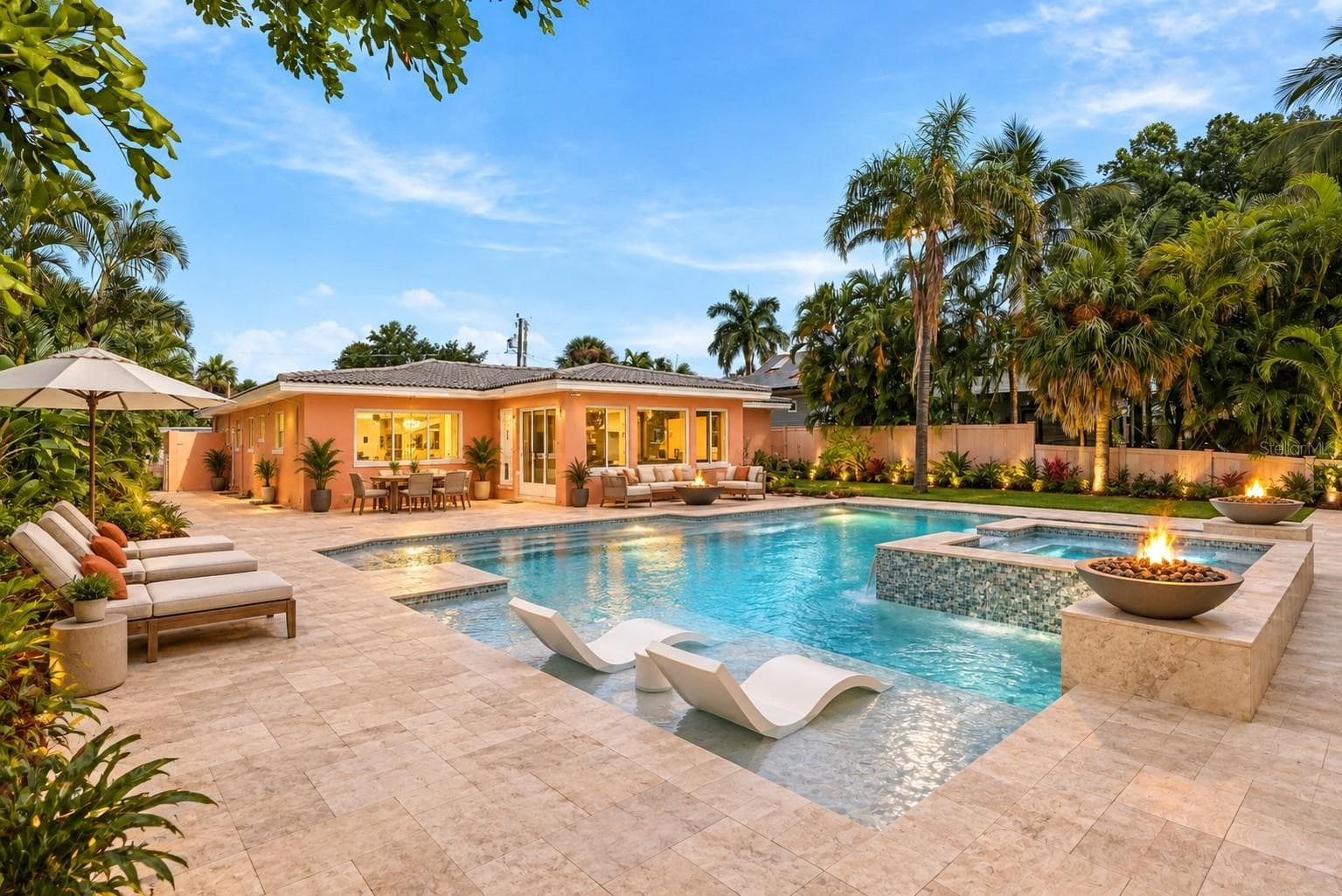 Virtual pool rendering - 3860 BELLE VISTA E, ST PETE BEACH