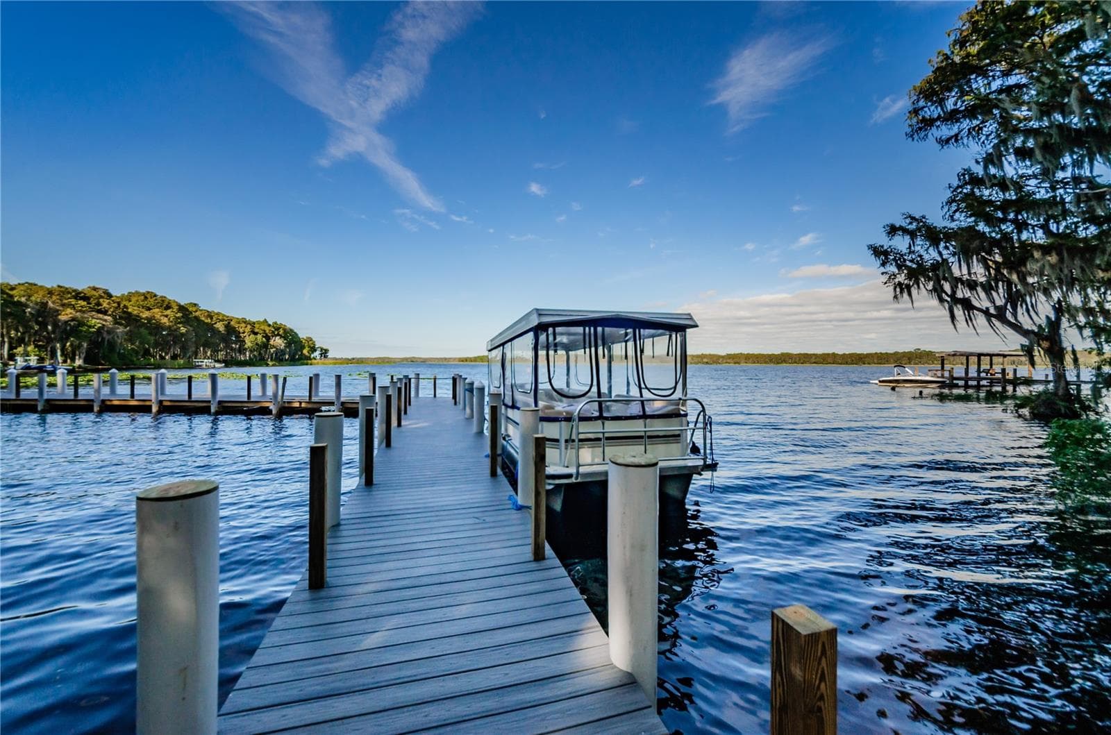Community pontoon boats for tours of Lake Tarpon with a stop at a lakefront restaurant for lunch~ - 2336 MALCOLM DR, PALM HARBOR
