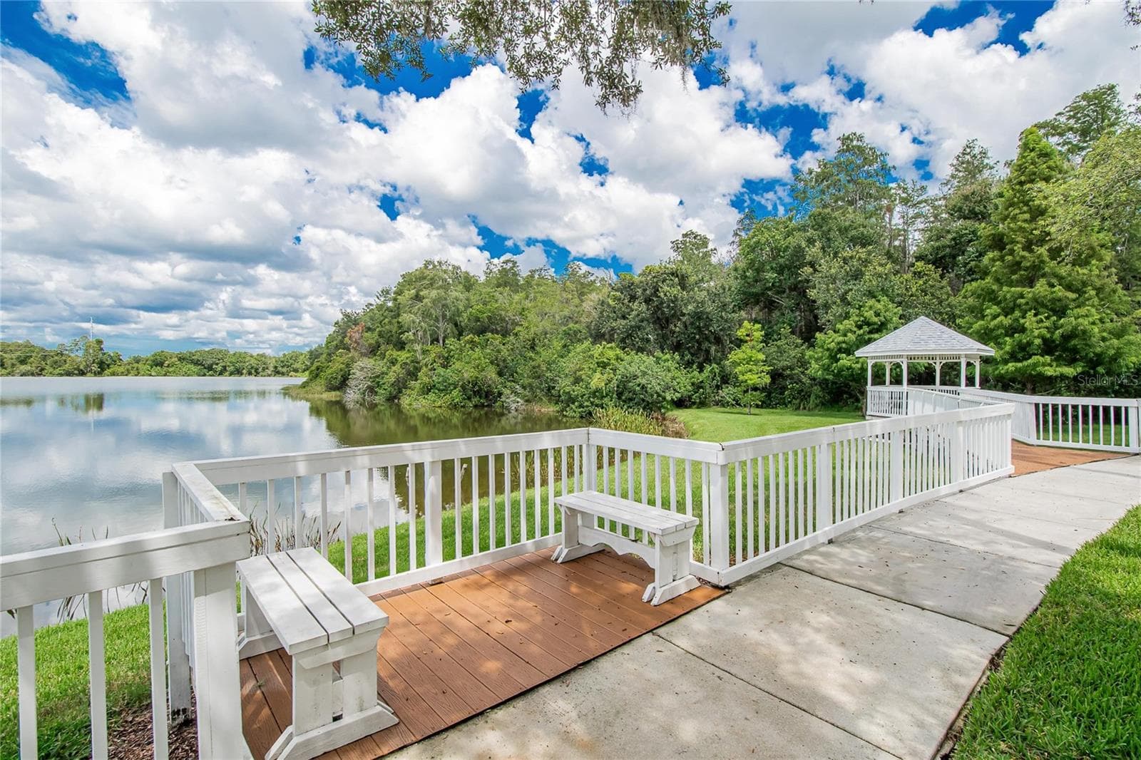Scenic lakeside drive leading into The Vineyards. - 10807 SIERRA VISTA PL, TAMPA