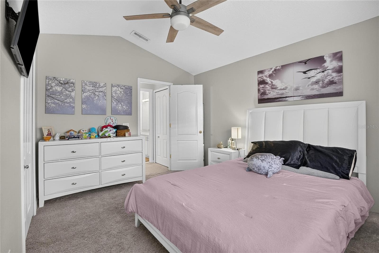 Spacious secondary bedroom offers plenty of room for a large bed and additional furnishings. - 10807 SIERRA VISTA PL, TAMPA