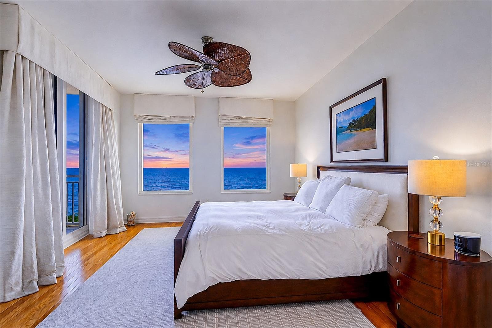 ... Night Shot From Master Bedroom.. - 15208 GULF BLVD #404, MADEIRA BEACH