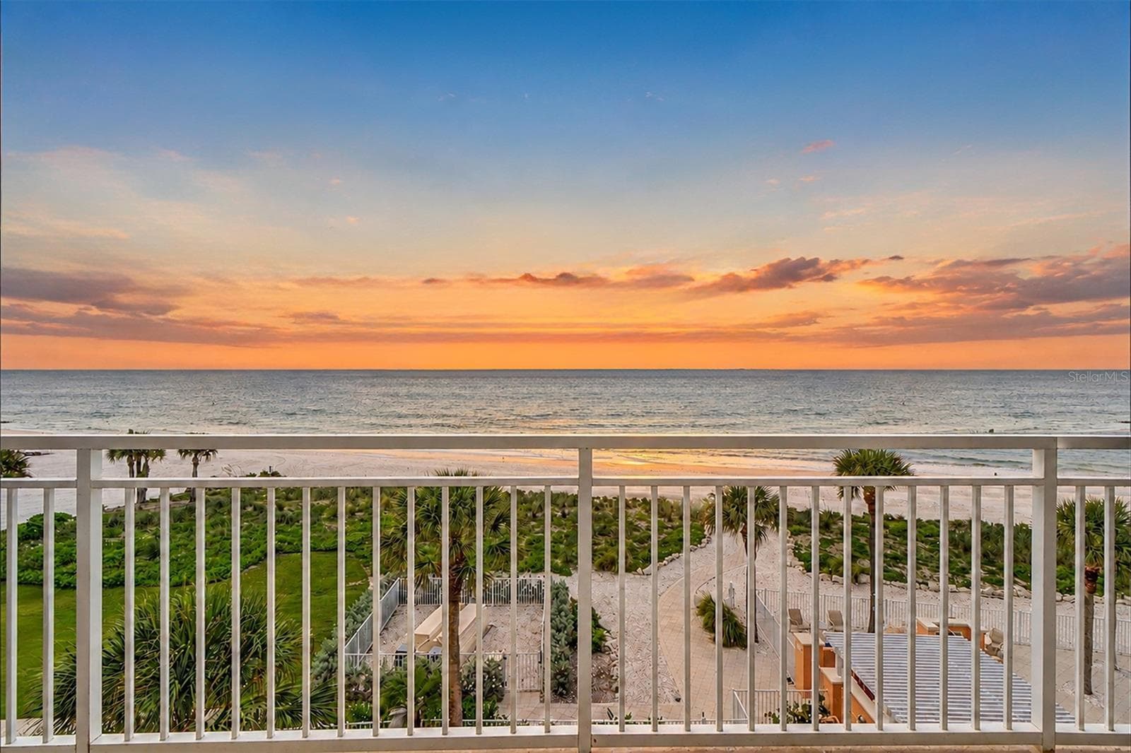 ... View from Residence 404 Right After Sunset.. - 15208 GULF BLVD #404, MADEIRA BEACH