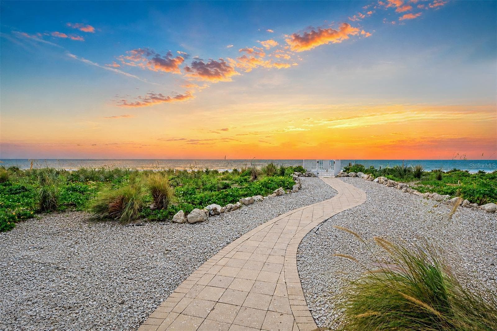 ... Beach Access From the Sereno.. Phot taken Rigth After Sunset.. - 15208 GULF BLVD #404, MADEIRA BEACH
