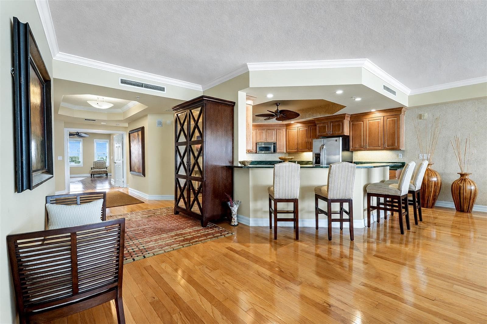 .... Entrance of Master Bedroom Suite to Living Areas.. - 15208 GULF BLVD #404, MADEIRA BEACH
