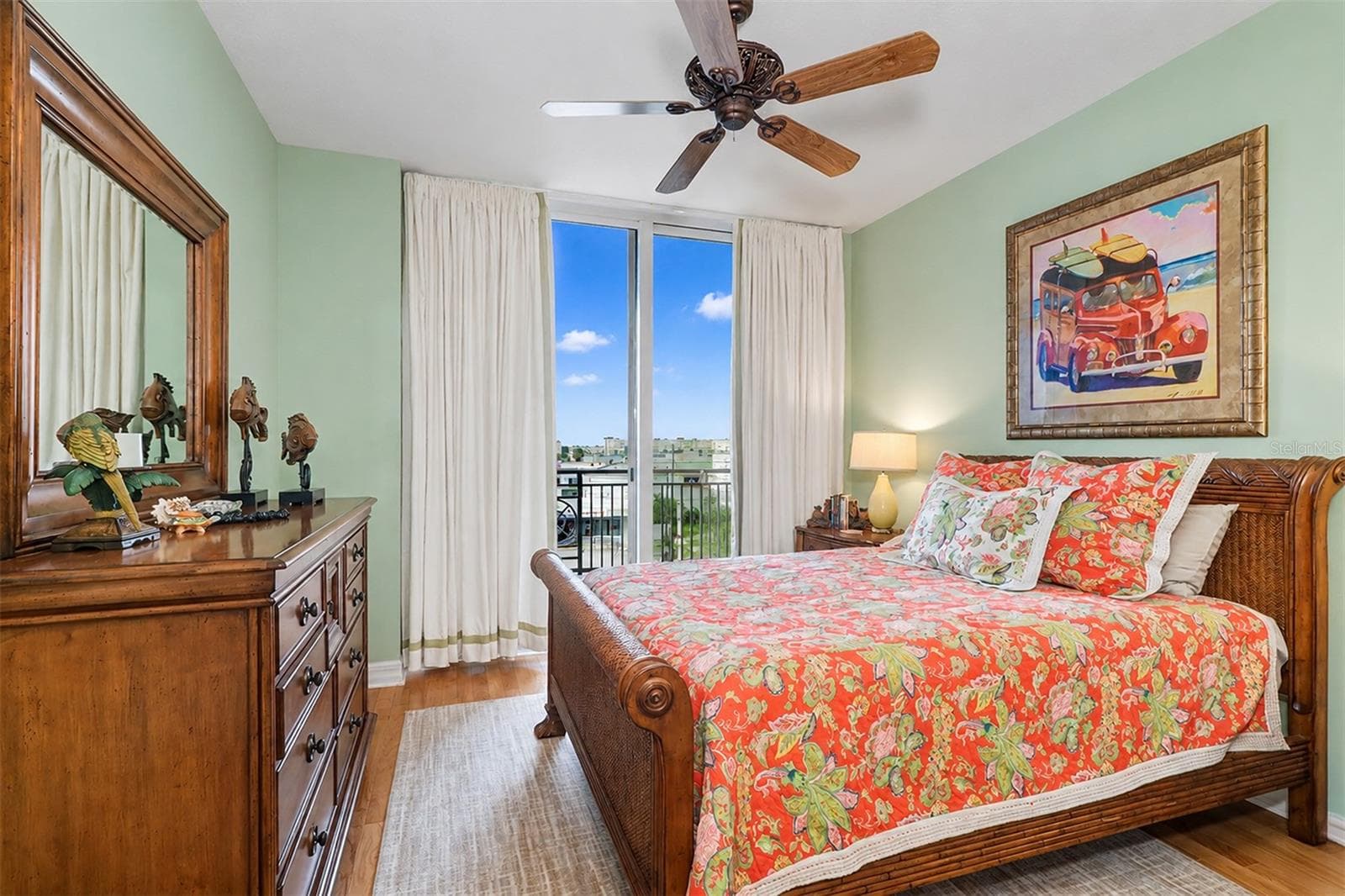 ... Bedroom Three  En-Suite ..  Size  12.3 X 11.... Rear Balcony Access ( 8 X 11 ).. - 15208 GULF BLVD #404, MADEIRA BEACH