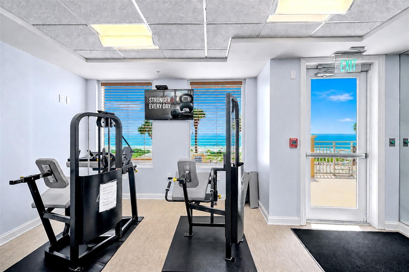 ... Waterfront Workout Facility Next to Clubhouse with Modern Equipment. . There is a Dedicated Elevator for the Clubhouse & Gym Facility allowing Owners to go from Garage to 2nd Floor to access Clubhouse & Gym Facilities . You can also Access Main Pool Area From Clubhouse & Gym Facility .. NOTE - Refer to Main Pool Photos. - 15208 GULF BLVD #404, MADEIRA BEACH