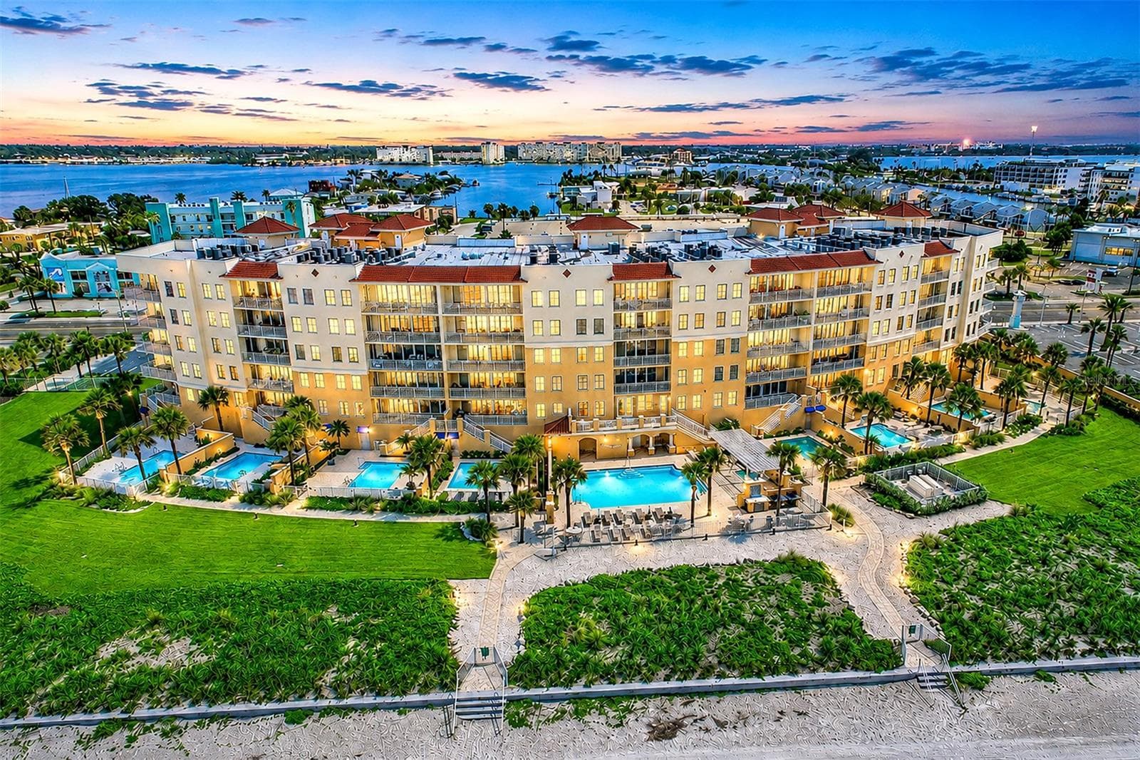 .. The Sereno Enjoys Private Gated Access Off the Beach. In 2025 the Complex okayed a $1.8 Beautiful Project - Replacing the West Side Beach Buffer Access, All Vegetation , Access Fencing, the Main Pool Area and Lobby's..It was Restored to it's Wonderful Original Look and then some.. All Paid For.. - 15208 GULF BLVD #404, MADEIRA BEACH