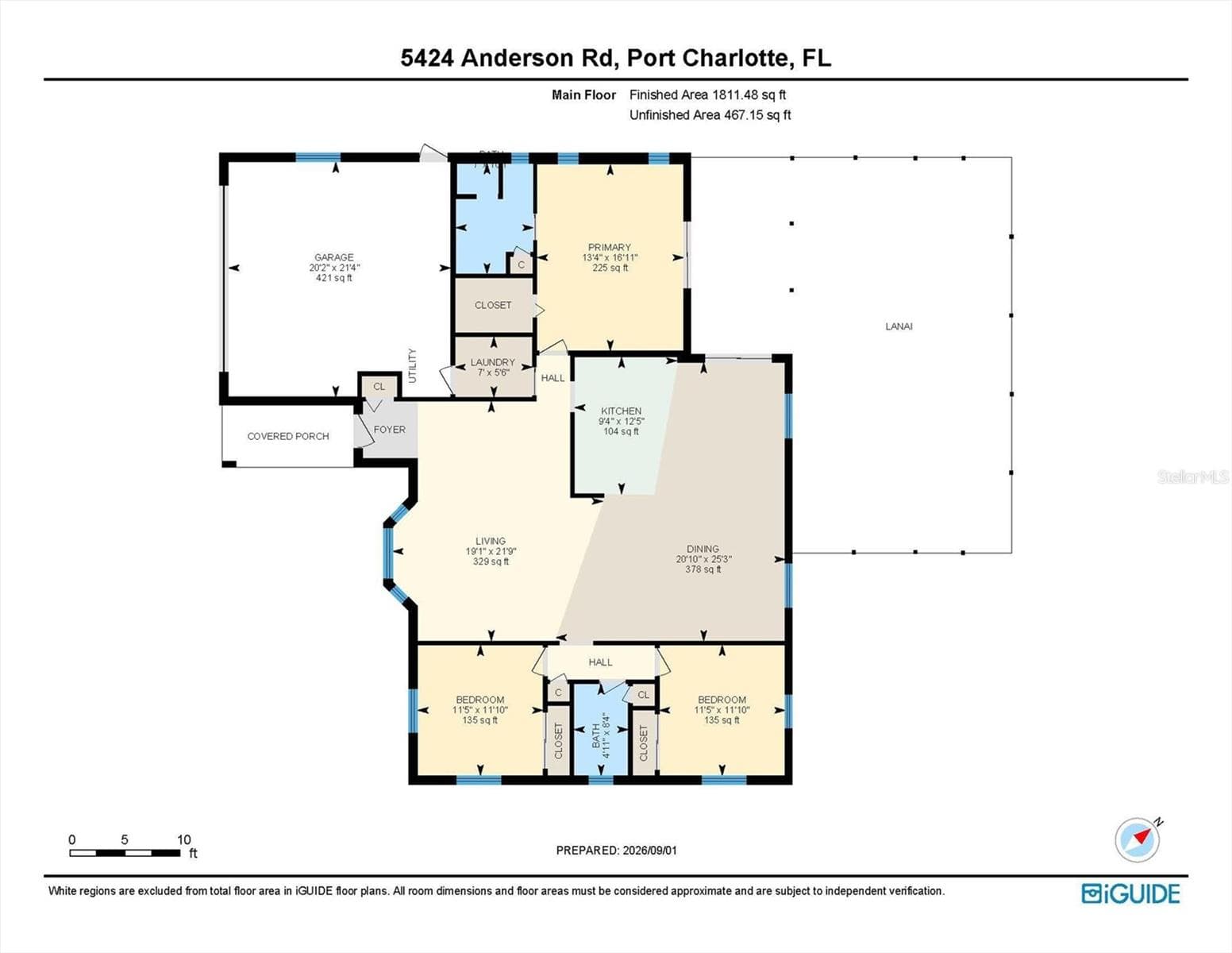 House floorplan - 5424 ANDERSON RD, PORT CHARLOTTE