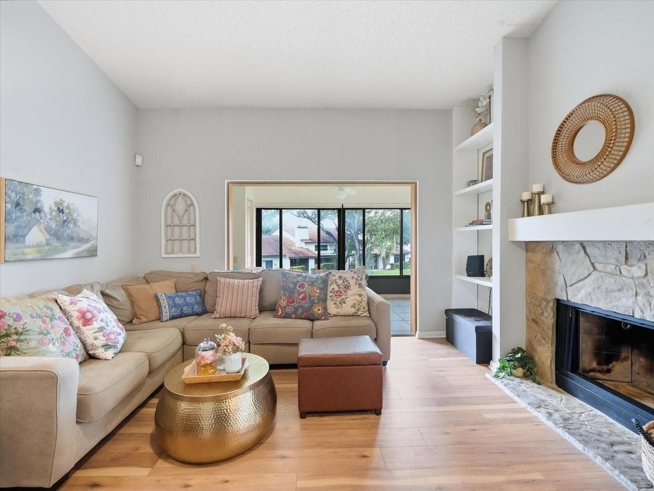 Living Room Seating - 1816 LAKE CYPRESS DR #1816, SAFETY HARBOR