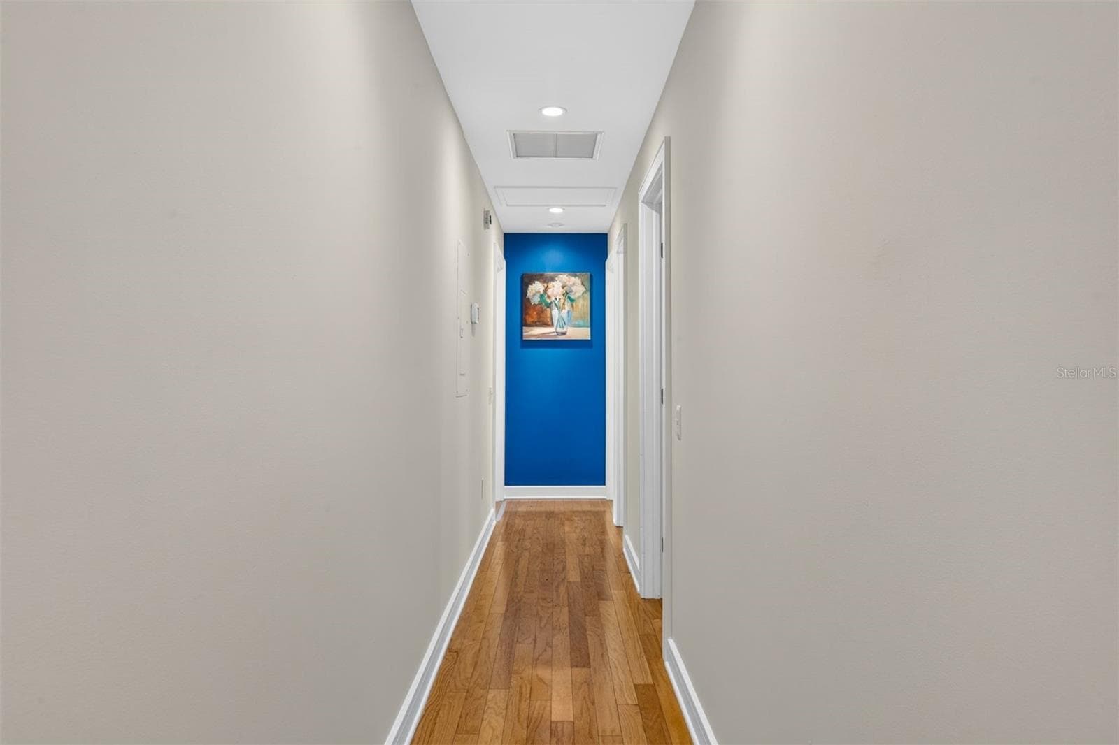 Hallway to Bedrooms in Main Home - 11101 NW 12TH PL, GAINESVILLE