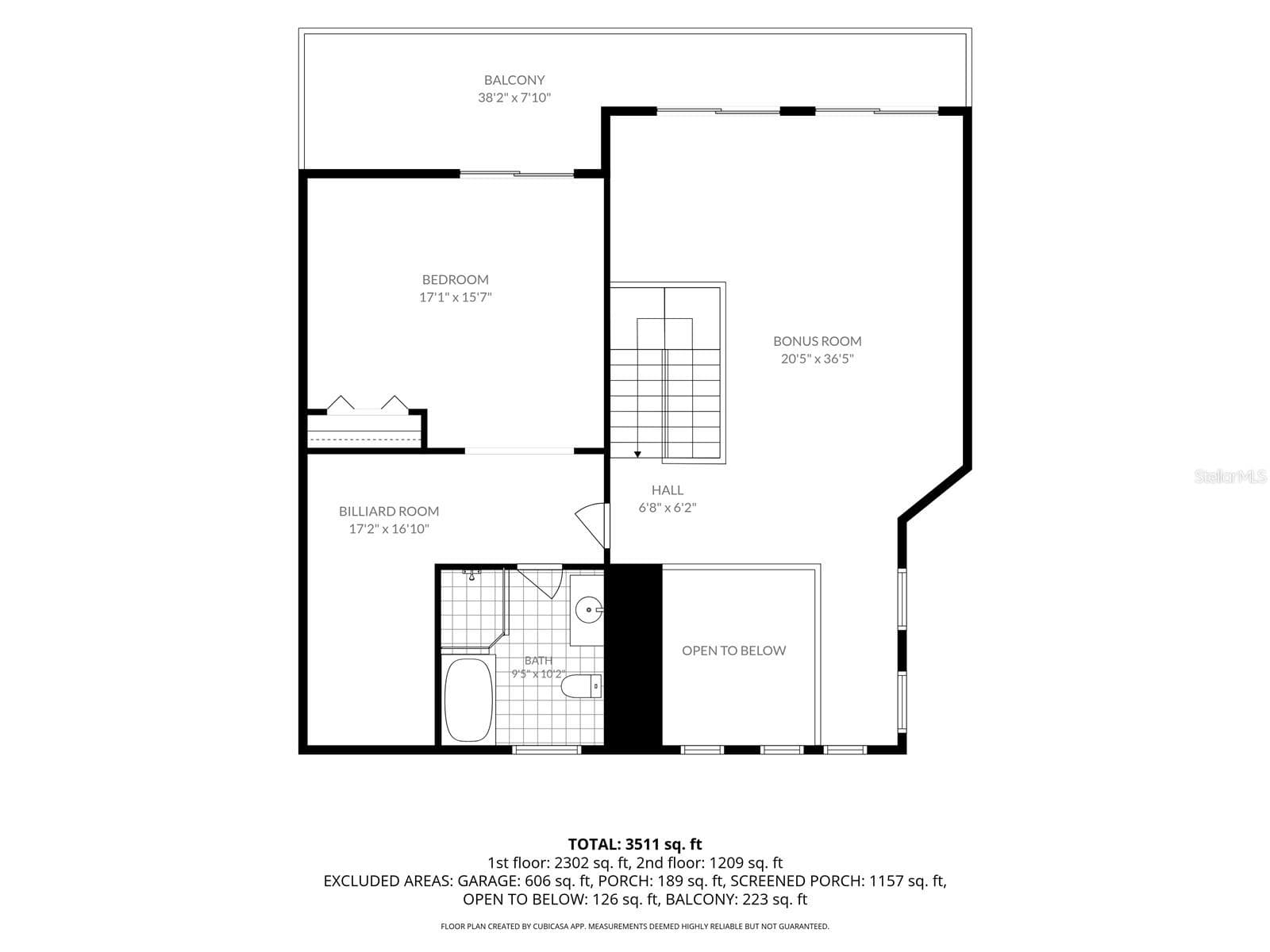 Not to scale - 3931 POMPANO DR SE, ST PETERSBURG