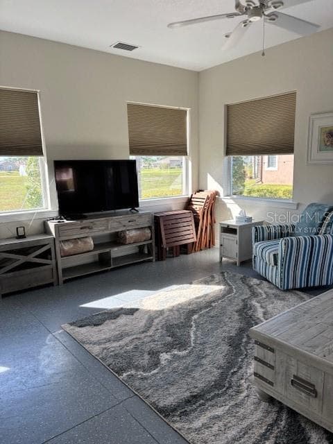 living room areavirtually staged - 544 NARROW POND RD, POLK CITY
