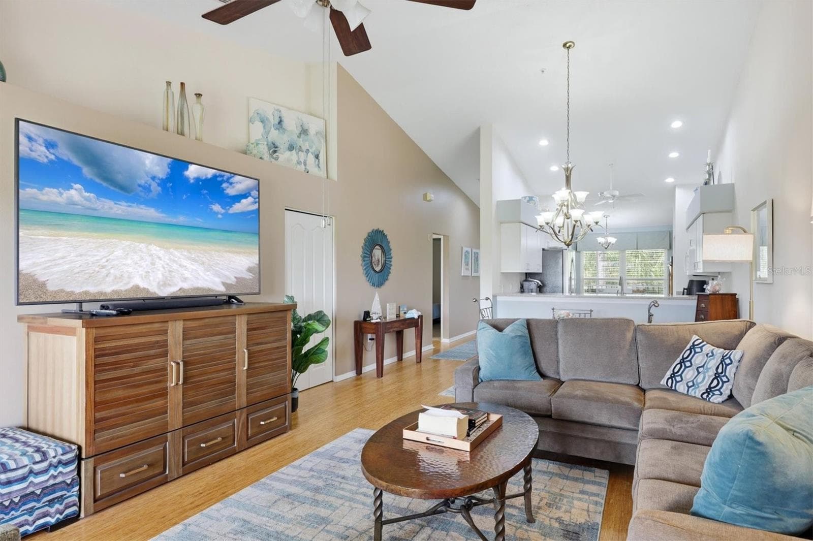 Living Room/Dining Room - 5221 MAHOGANY RUN AVE #224, SARASOTA