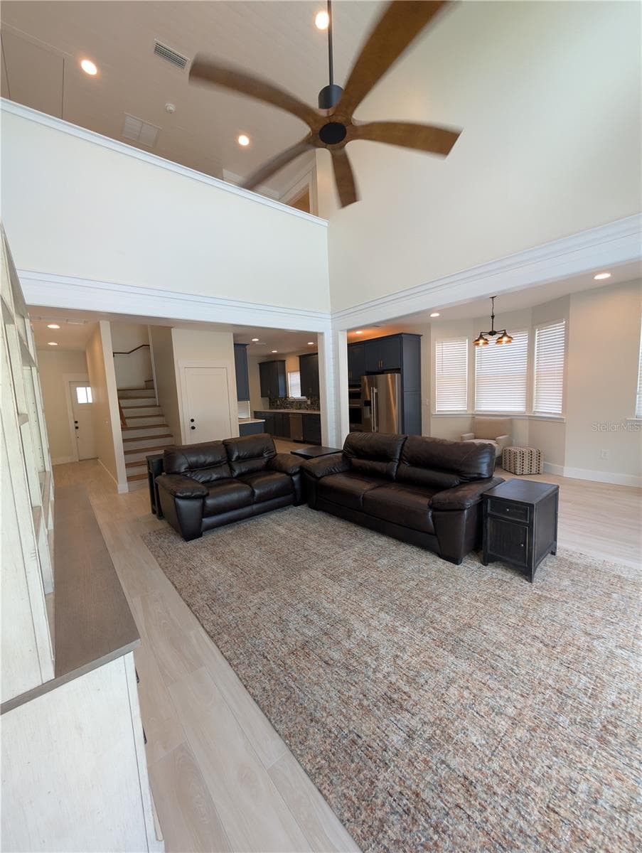 Main house...living room - 414 JESSAMINE BLVD, DAYTONA BEACH