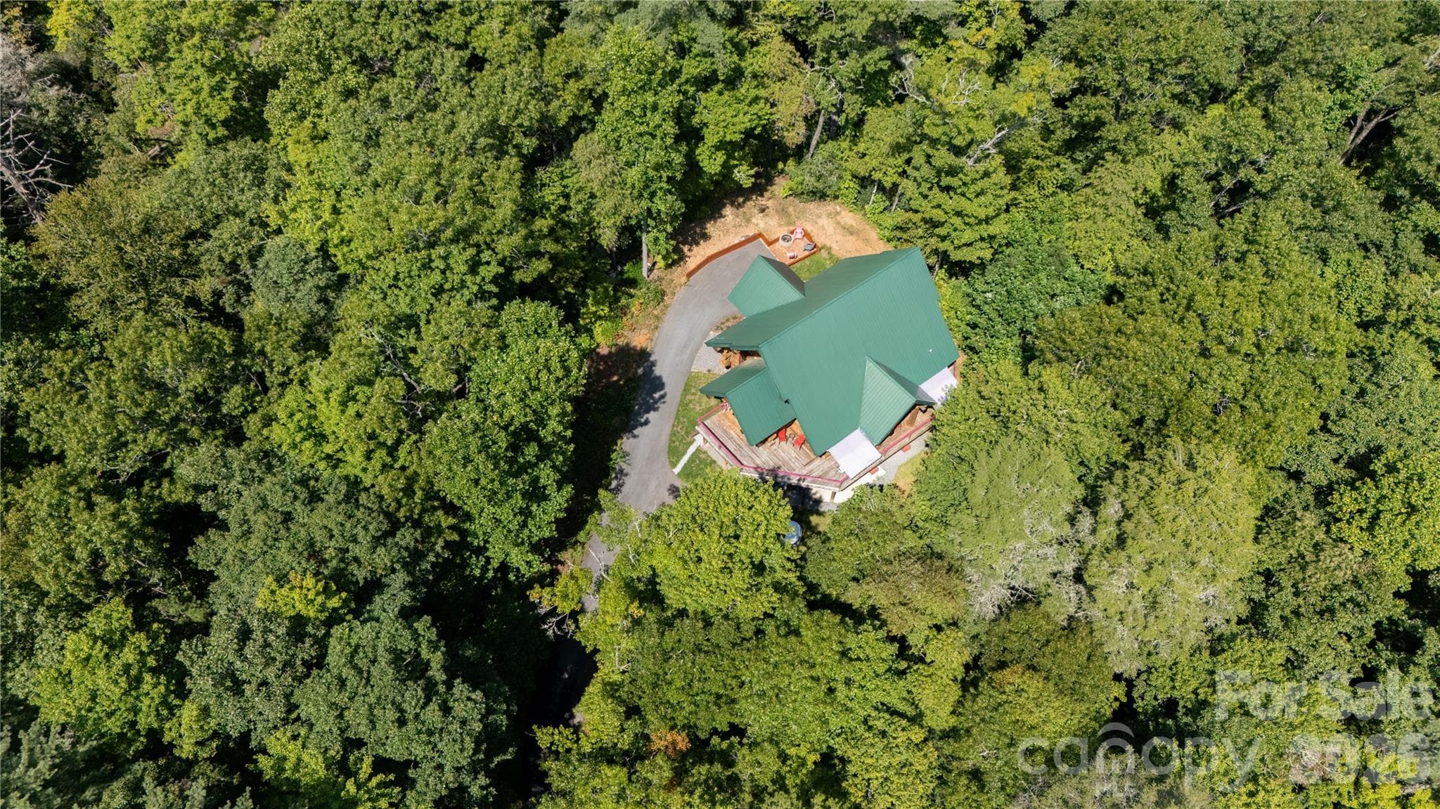 aerial view - 142 W Southwood Drive, Brevard