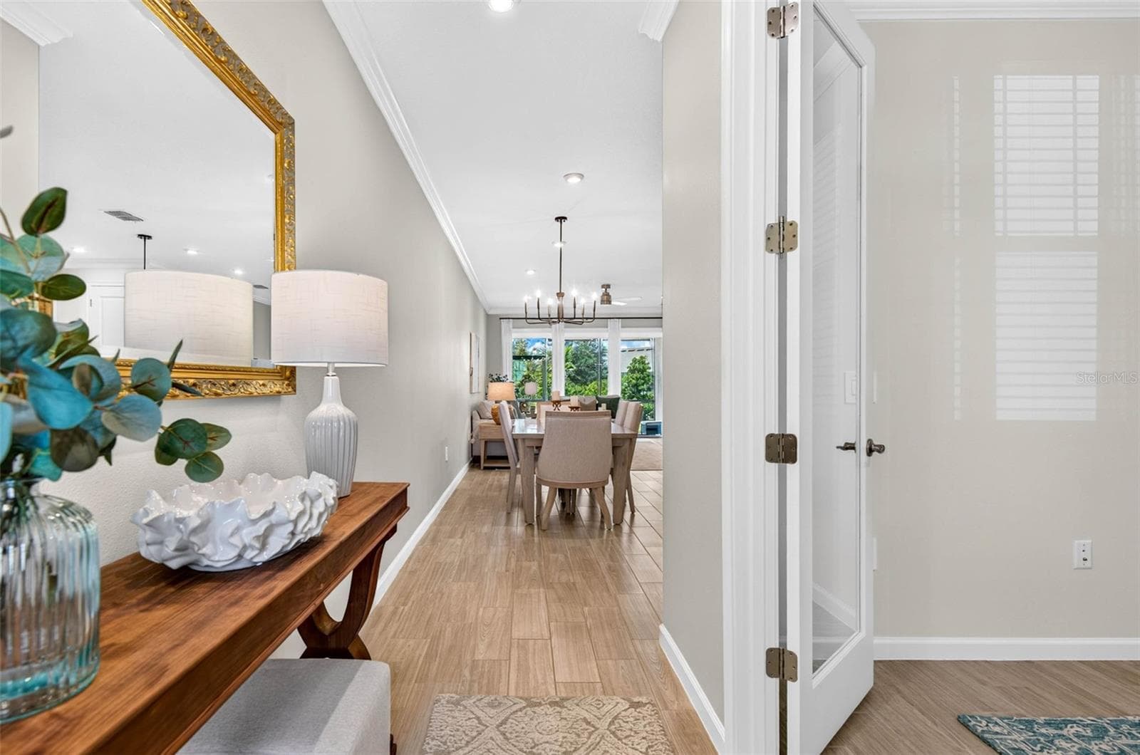 View from front to back.  Den on right side - 864 SNAIL KITE PL, SUN CITY CENTER
