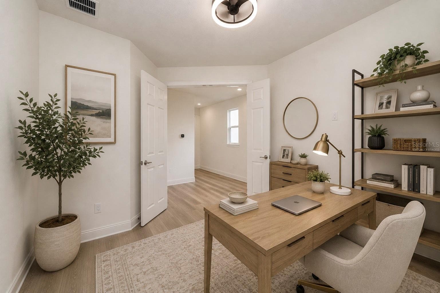 Virtually Staged Den/Office - 10455 WET MARSH CV, PARRISH
