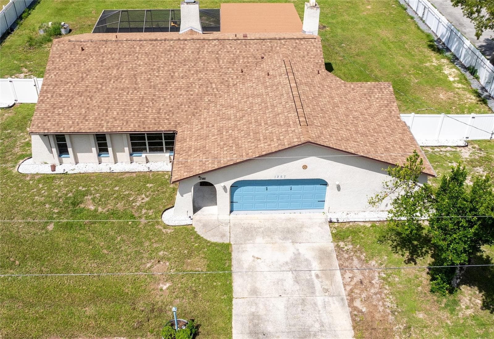 Property is 1/2 acre. - 1257 FINLAND DR, SPRING HILL