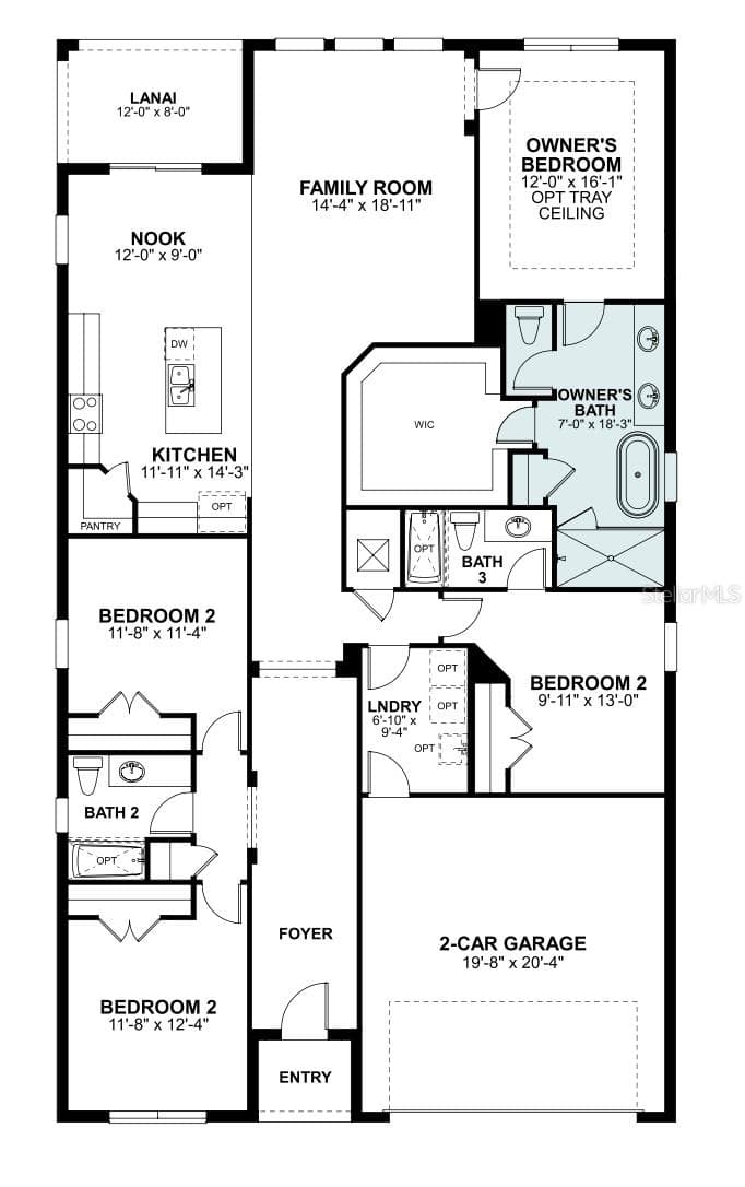 Single Family Residence at 2957 SWEETGRASS LN, ZELLWOOD, photo 37 of 44
