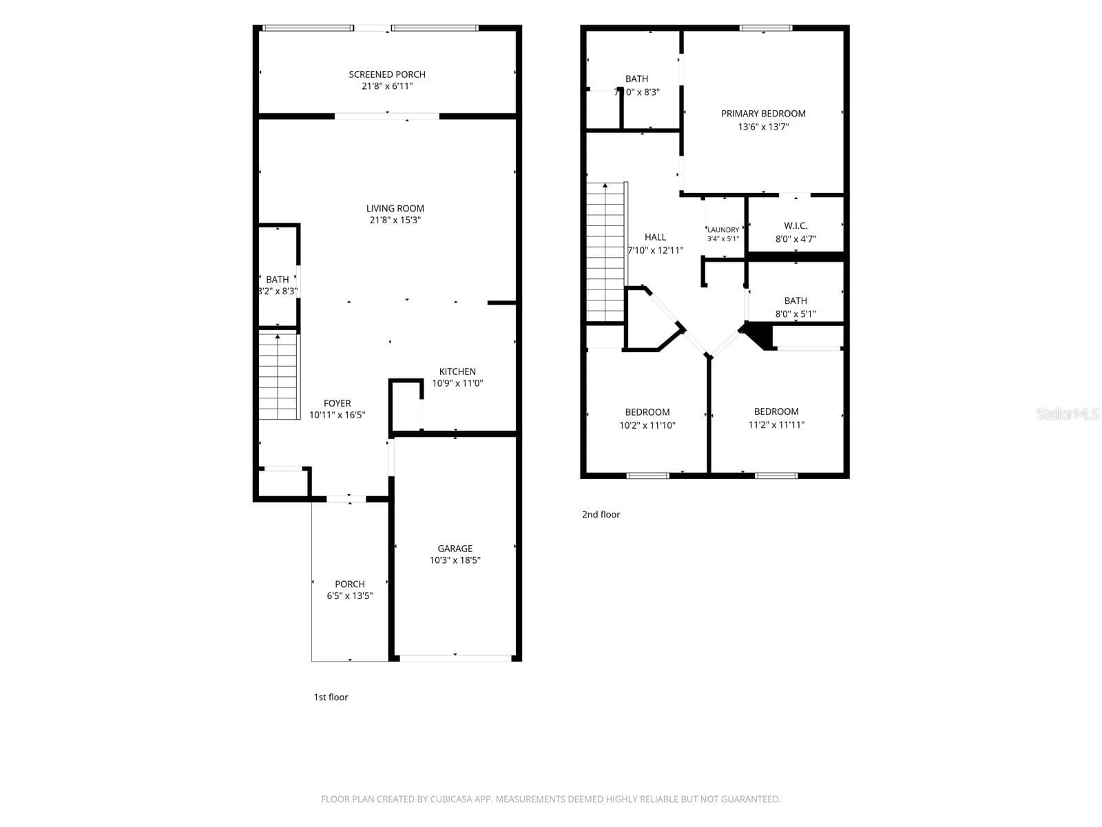 Floorplan with measurements - 9033 WILDFLOWER LN, KISSIMMEE
