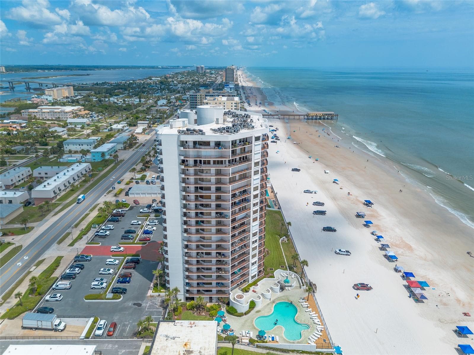Condominium at 3757 S ATLANTIC AVE #1104, DAYTONA BEACH SHORES, photo 44 of 47