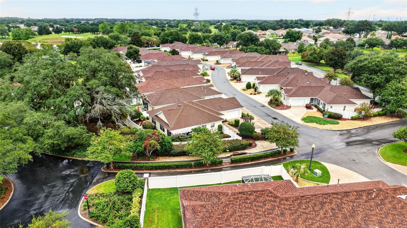 Villa is surrounded with lovely landscaping and greenery! - 17198 SE 84TH KNIGHT AVE, THE VILLAGES