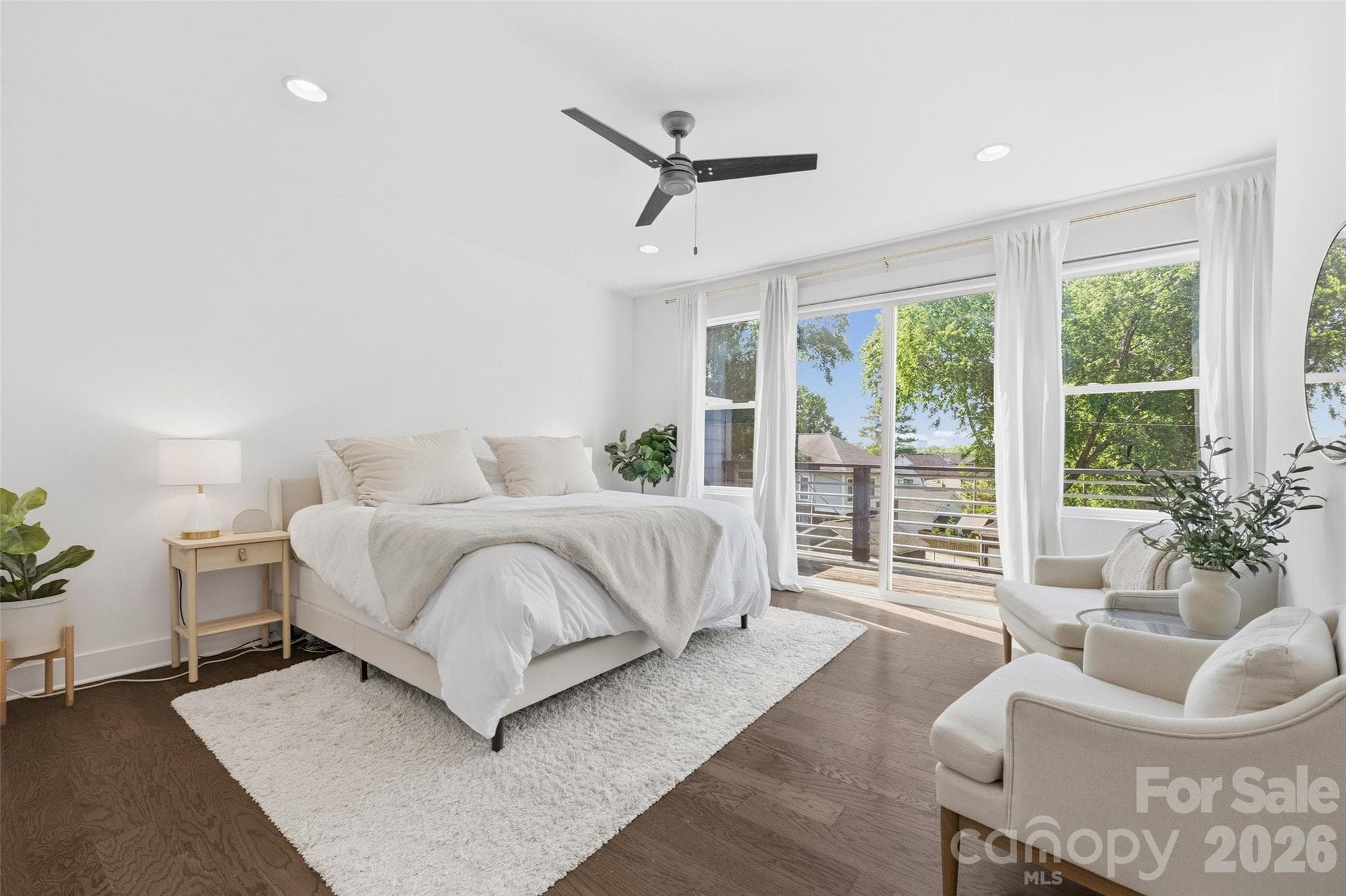 Light-filled primary suite with private terrace - 1633 Duckworth Avenue, Charlotte