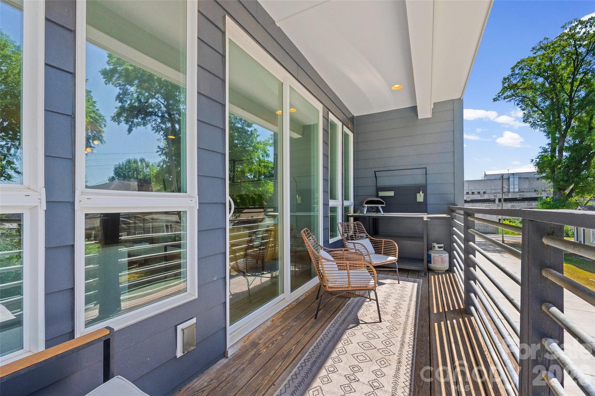Living level covered terrace - 1633 Duckworth Avenue, Charlotte